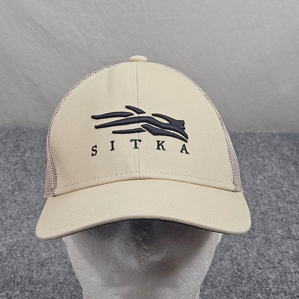 Sitka Trucker Hat Mid Pro Fit One Size Tan Mesh Back Hunting Outdoor Cap